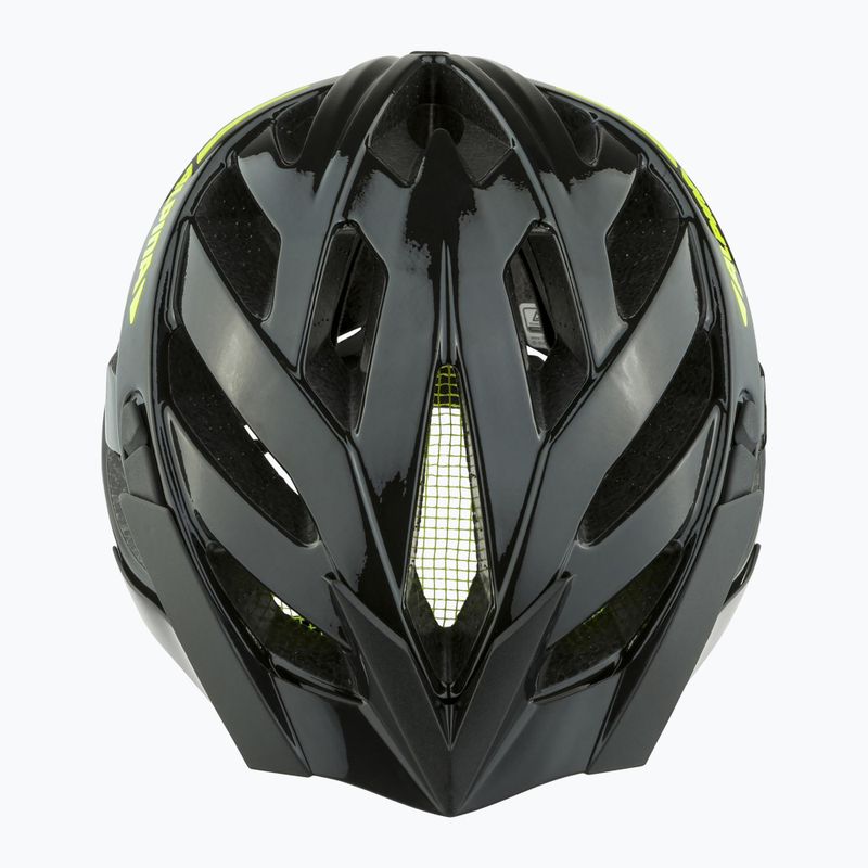 Каска за велосипед Alpina Panoma 2.0 black/neon yellow gloss 4