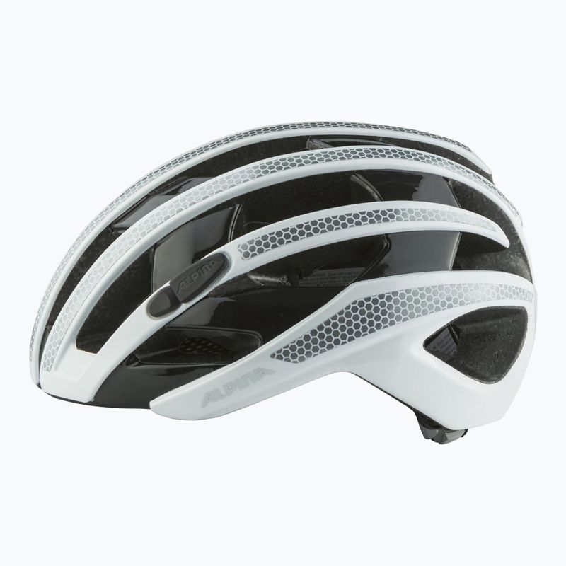 Каска за велосипед Alpina Ravel Reflective бял гланц 6