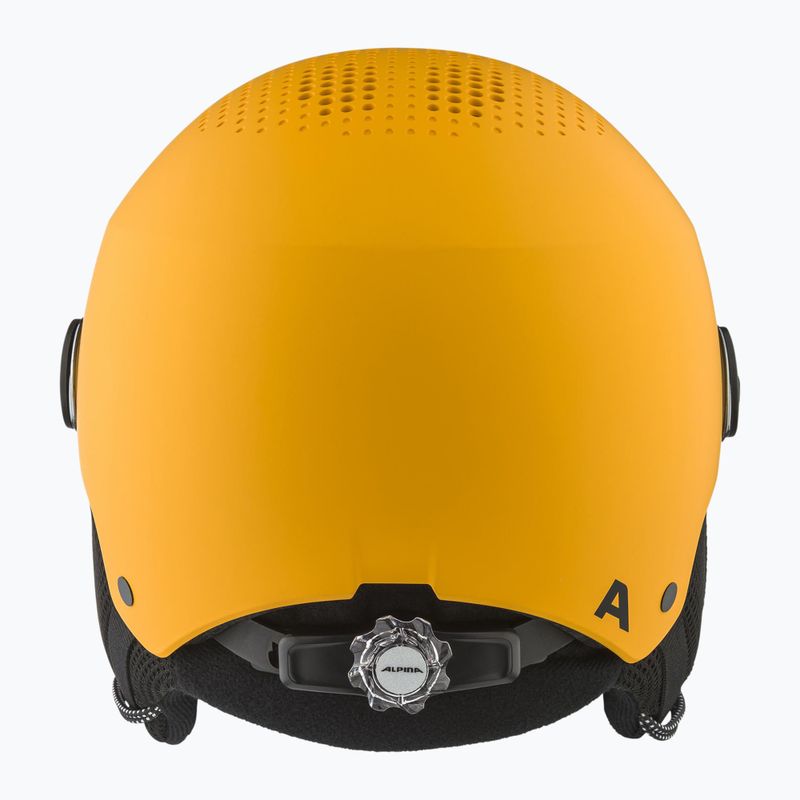 Детска ски каска Alpina Zupo Visor Q-Lite burned/ yellow matt 3