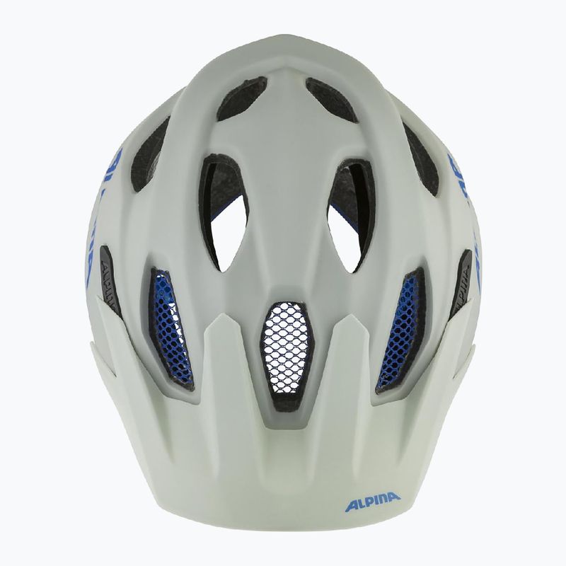Детска велосипедна каска Alpina Carapax smoke grey/blue matt 7