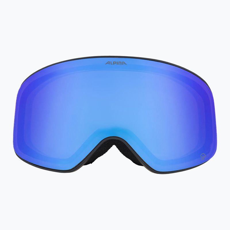 Предпазни ски очила Alpina Ladis QM black matt/ blue 2