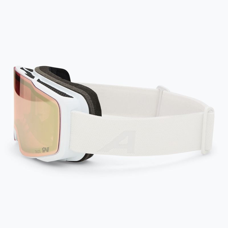 Предпазни ски очила Alpina Taos QV white matt/ gold 4