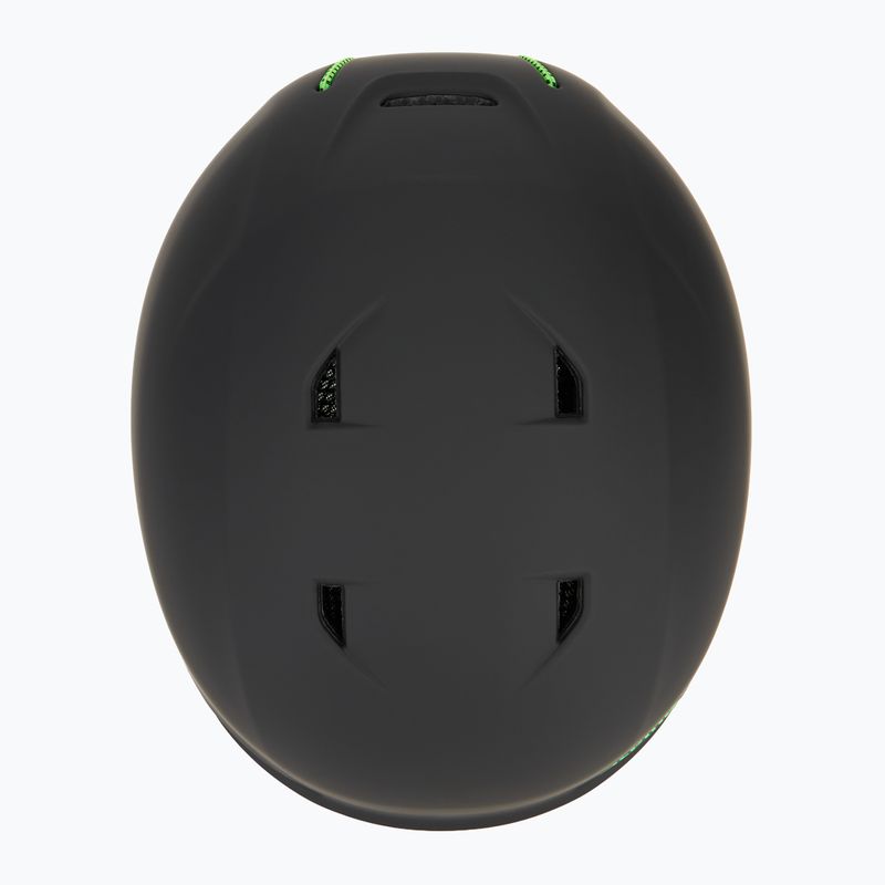 Детска ски каска Alpina Brix black/ neon matt 6