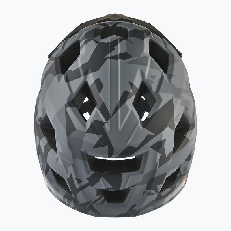 Детска велосипедна каска Alpina Rupi black camo/orange matt 3