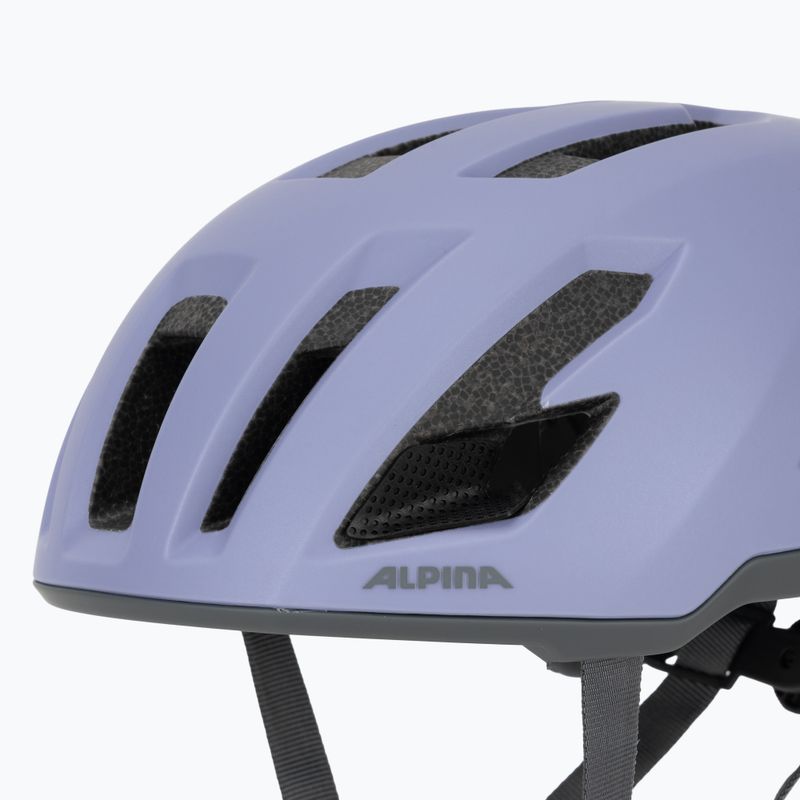 Велосипедна каска Alpina Taunus Gravel MIPS lilac matt 7