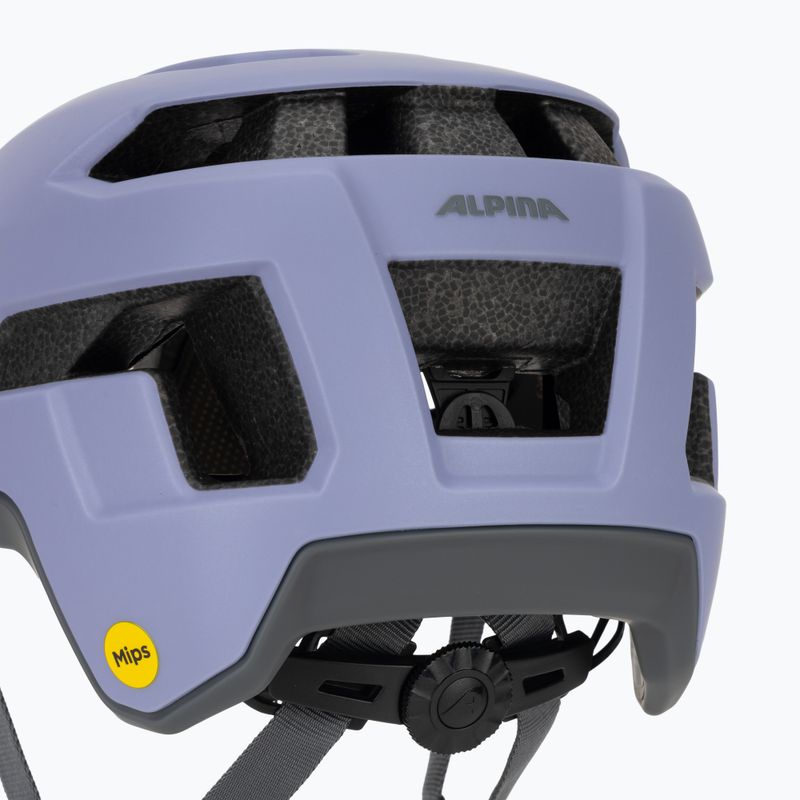 Велосипедна каска Alpina Taunus Gravel MIPS lilac matt 8