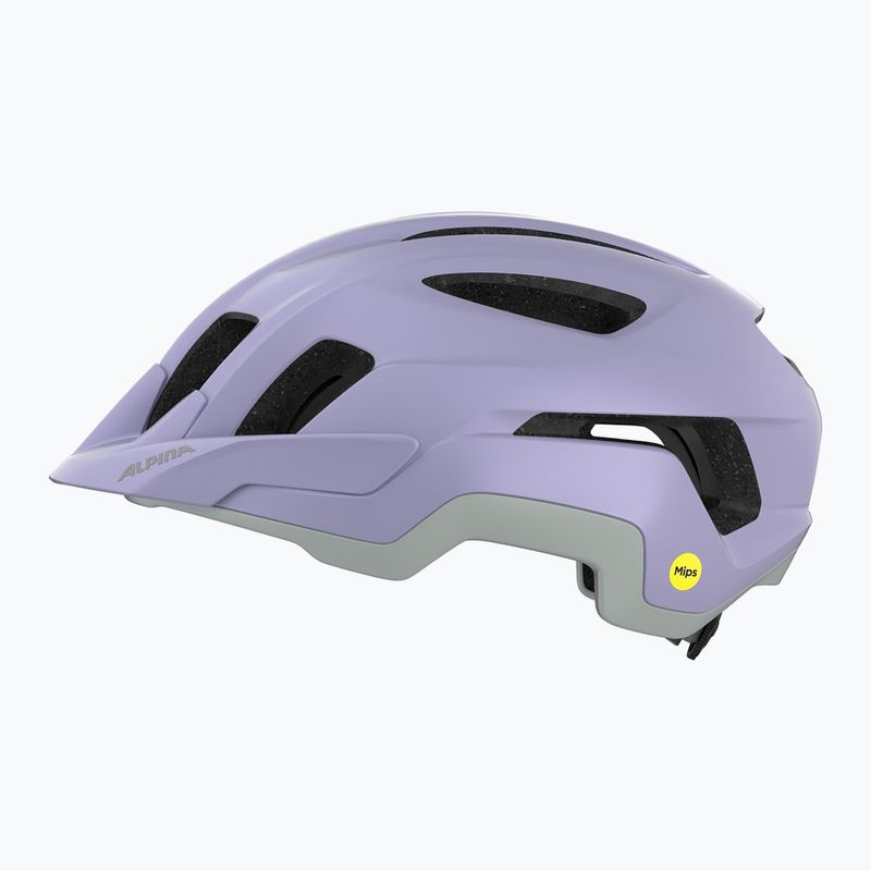 Велосипедна каска Alpina Paranus MIPS lilac/grey matt 4