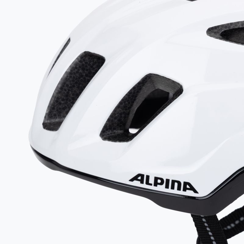 Велосипедна каска Alpina Paranus Urban бял гланц 7