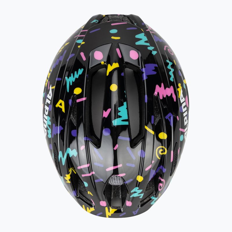 Детска велосипедна каска Alpina Pico black/confetti gloss 6