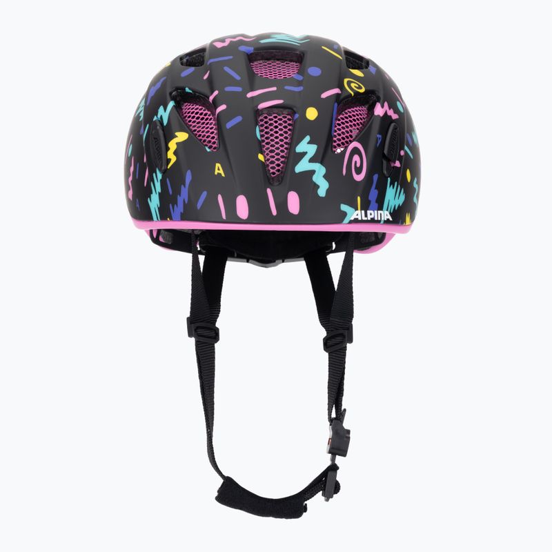Детска велосипедна каска Alpina Ximo Flash black confetti matt 2