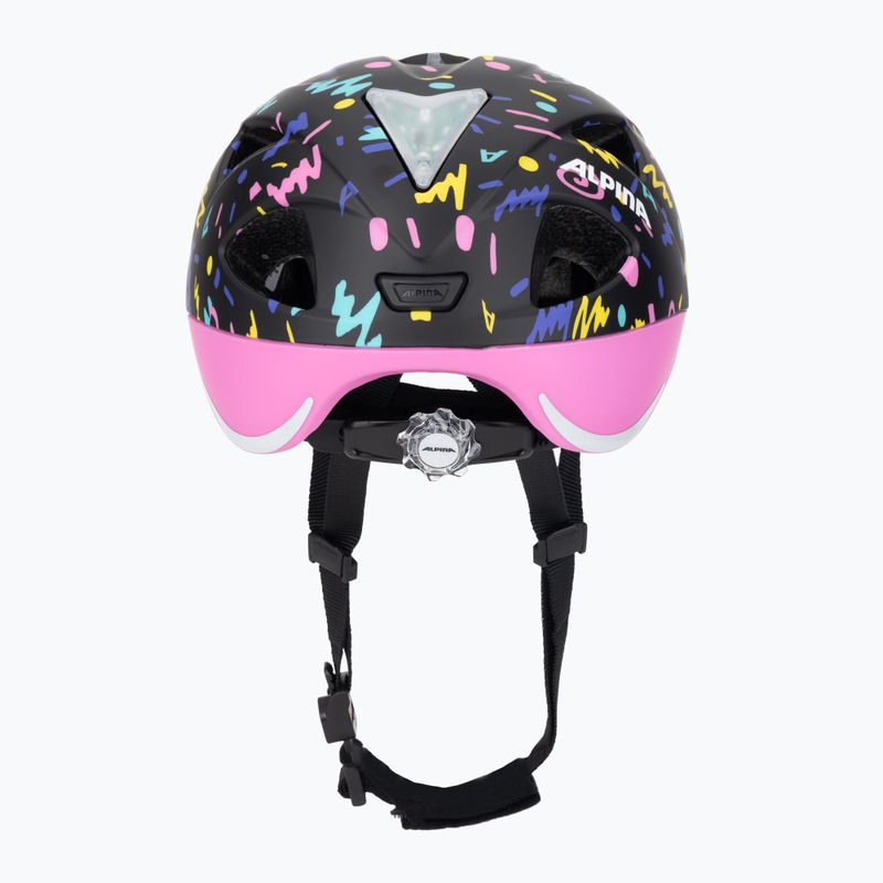 Детска велосипедна каска Alpina Ximo Flash black confetti matt 4