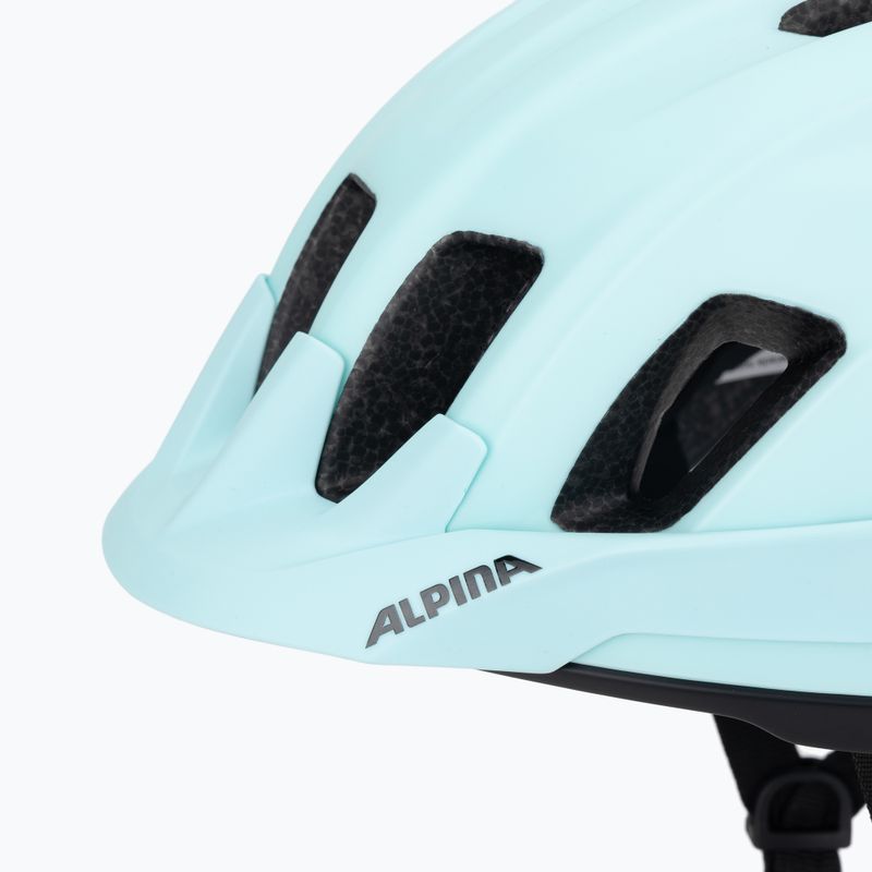 Велосипедна каска Alpina Paranus pastel green matt 7