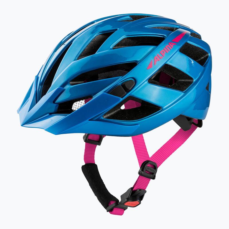 Велосипедна каска Alpina Panoma 3.0 true blue/pink gloss 9