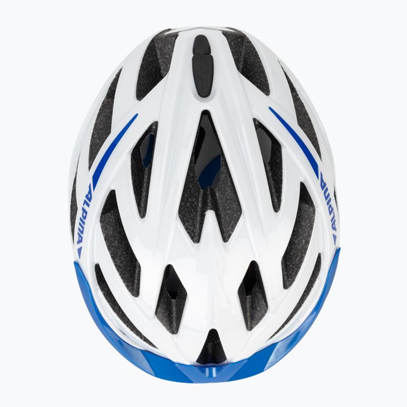 Велосипедна каска Alpina Panoma 3.0 white/blue gloss 6
