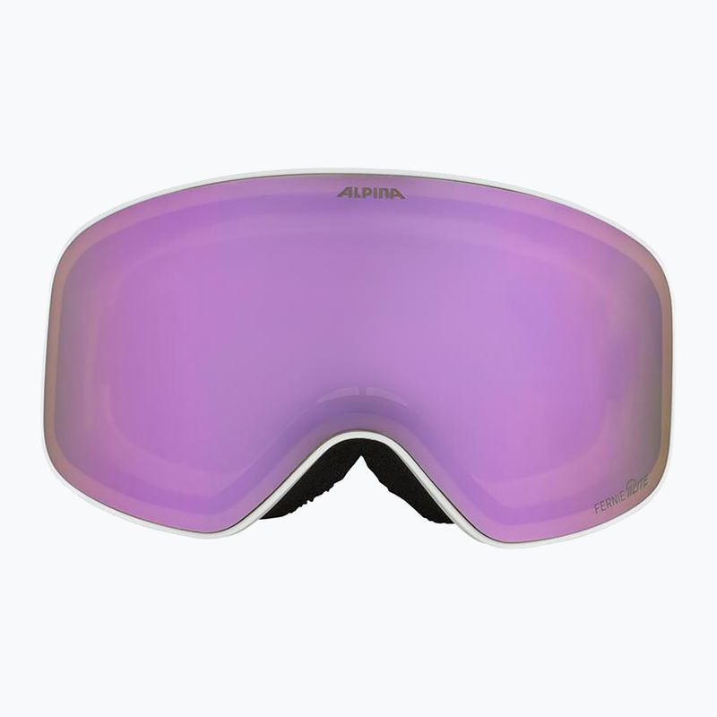 Детски скиорски очила Alpina Fernie Q-Lite white/rose matte 2