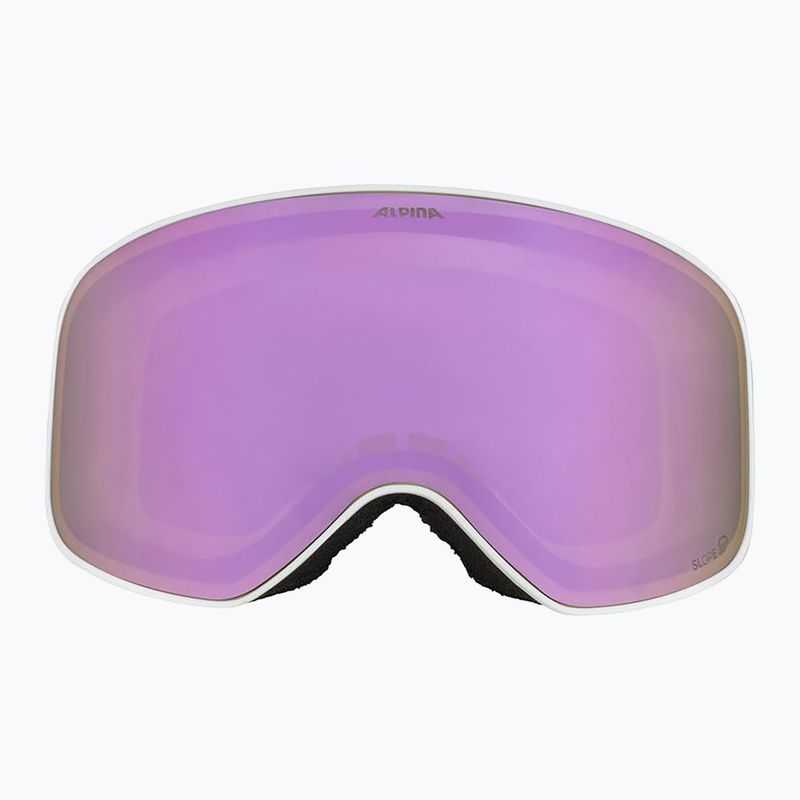 Скиорскa маска Alpina Slope Q-Lite white/rose matt 2
