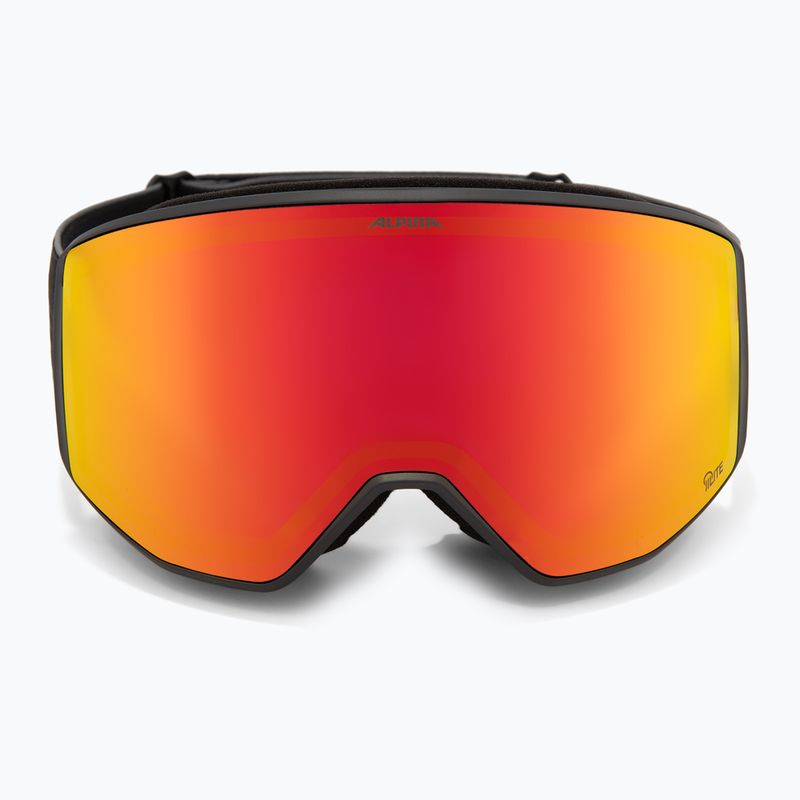 Скиорски очила Alpina Venet Q-Lite black matt/red 2