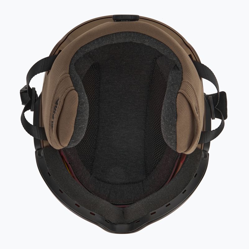 Скиорска каска Alpina Oro QV Mips sepia metallic 5