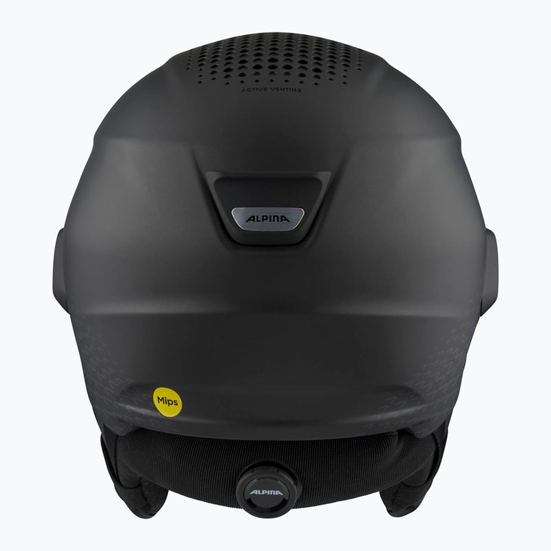 Скиорска каска Alpina Oro QV Mips charcoal metallic 4