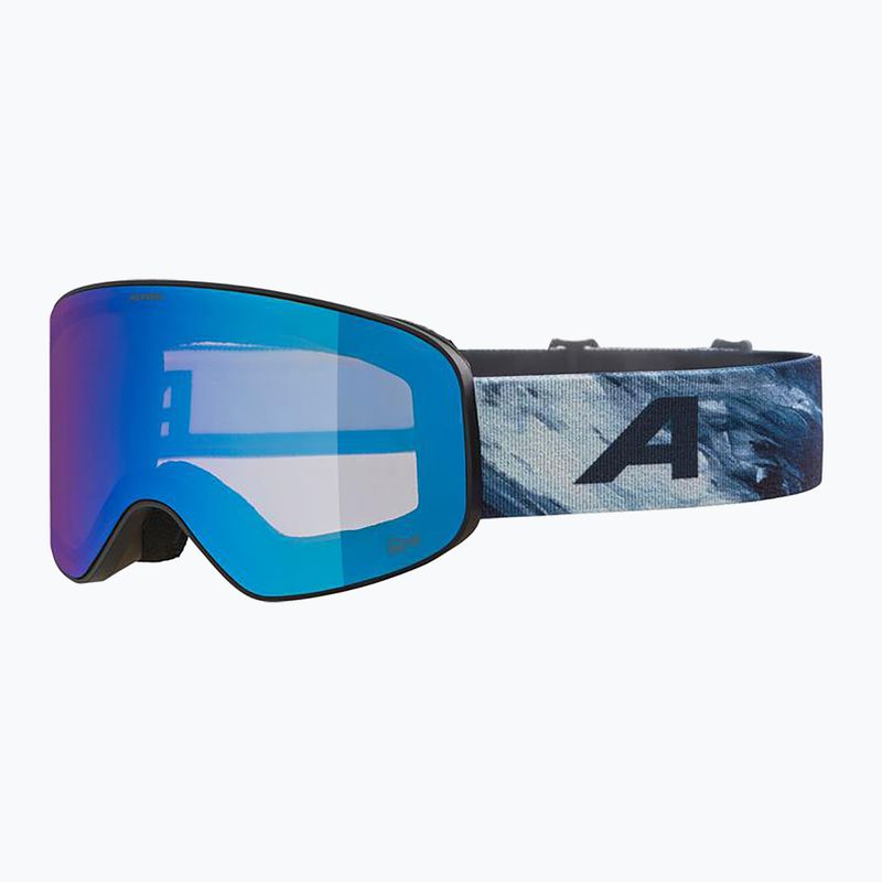 Детски скиорски очила Alpina Fernie Q-Lite black/blue matt