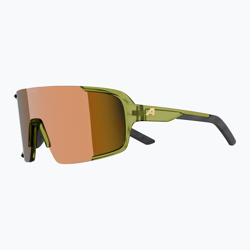 Слънчеви очила Alpina Lumin green transparent gloss/gold mirror 4