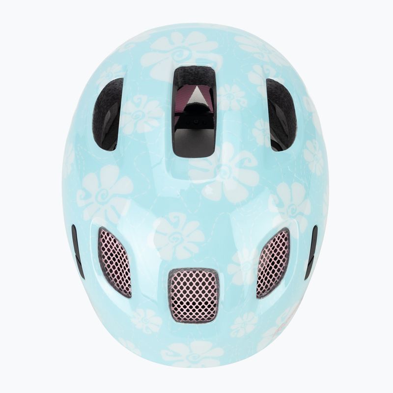 Детска велосипедна каска Alpina Ximo 2 Jr aqua rose flower gloss 6