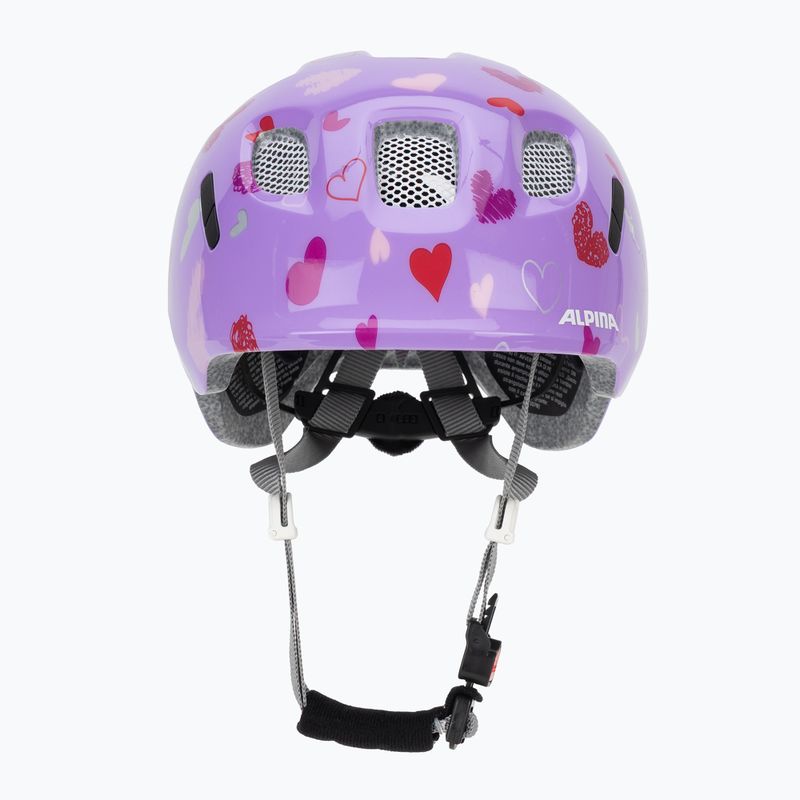 Детска велосипедна каска Alpina Ximo 2 Jr purple hearts gloss 2