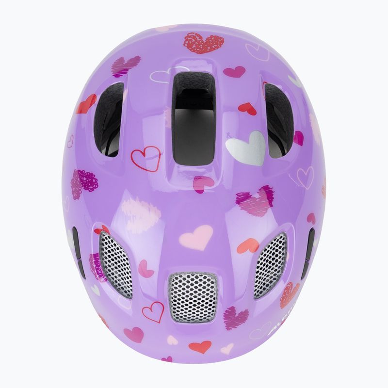 Детска велосипедна каска Alpina Ximo 2 Jr purple hearts gloss 6