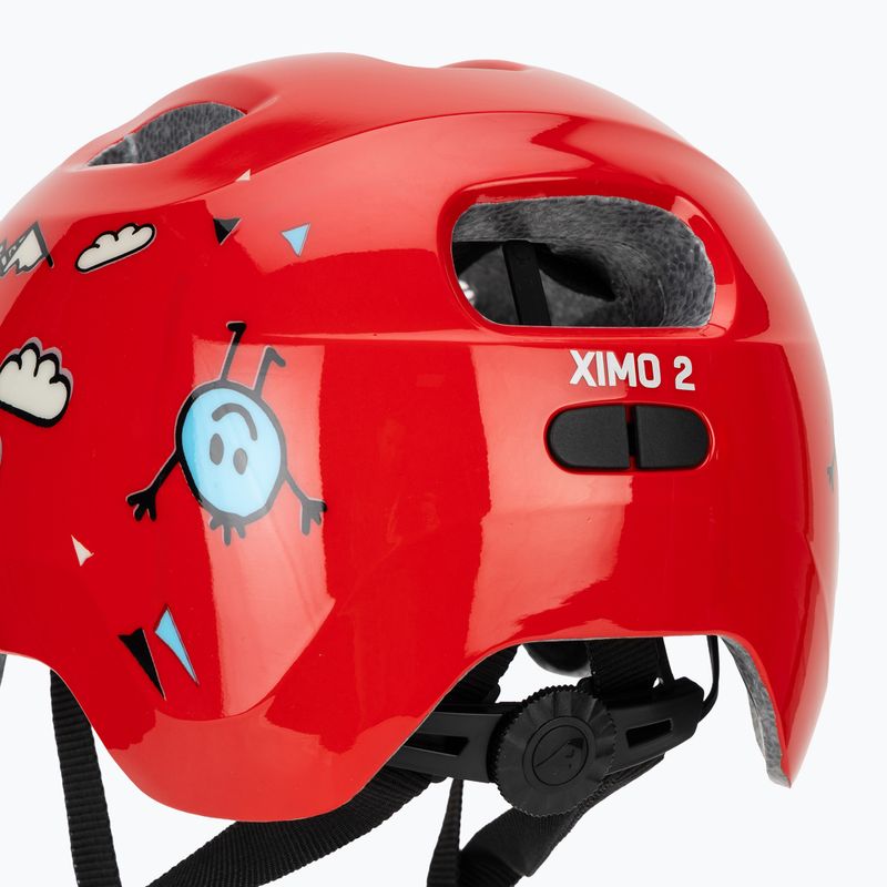 Детска велосипедна каска Alpina Ximo 2 Jr red smile gloss 7