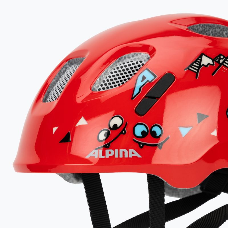 Детска велосипедна каска Alpina Ximo 2 Jr red smile gloss 8