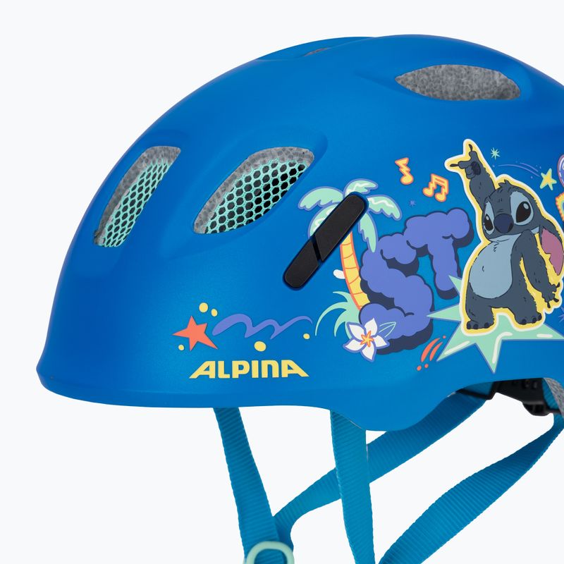Детска велосипедна каска Alpina Ximo 2 Jr disney stich 7