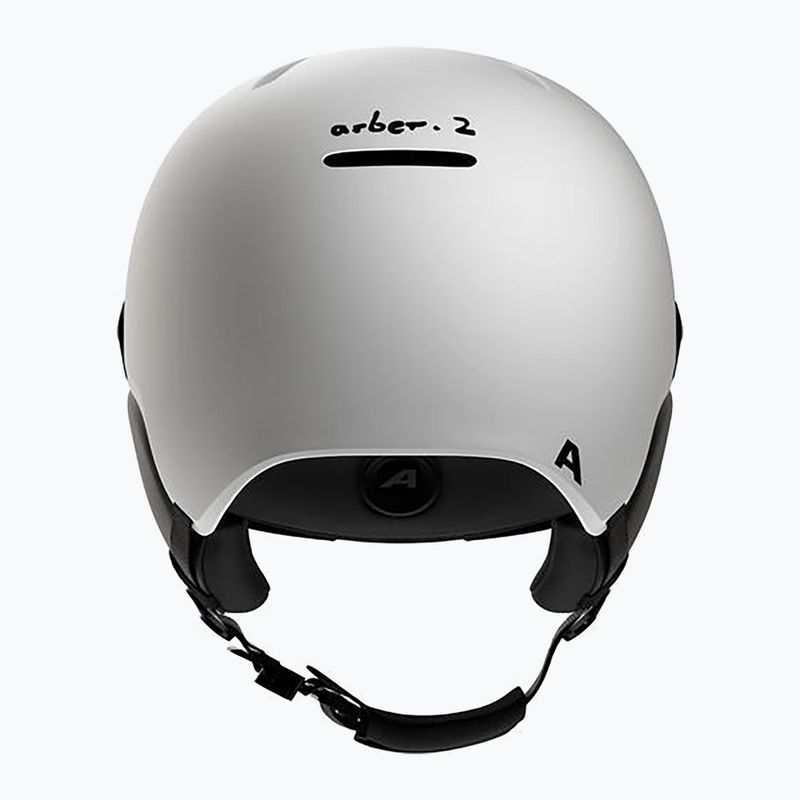 Скиорска каска Alpina Arber 2 Visor Q-Lite white matt 4