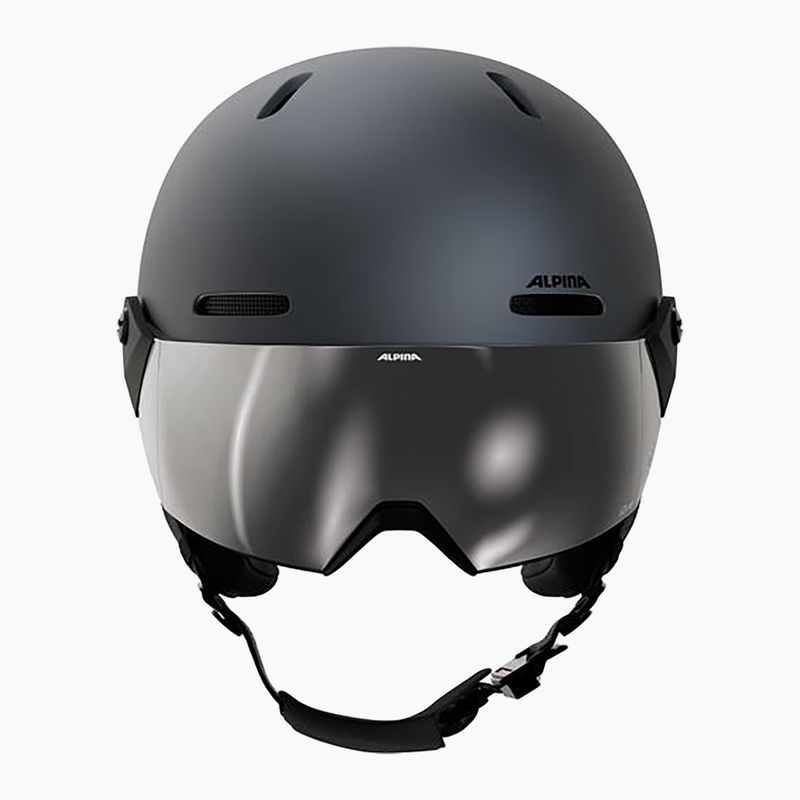Скиорска каска Alpina Arber 2 Visor Q-Lite midnight grey 3
