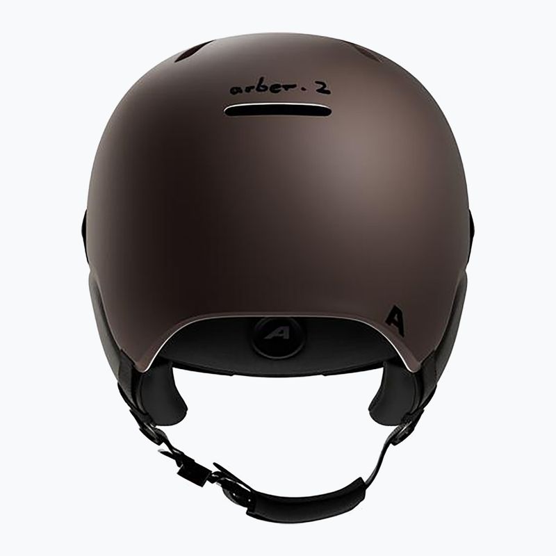 Скиорска каска Alpina Arber 2 Visor Q-Lite ox brown matt 4