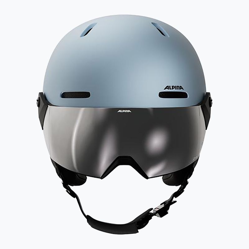 Скиорска каска Alpina Arber 2 Visor Q-Lite ice blue matt 2