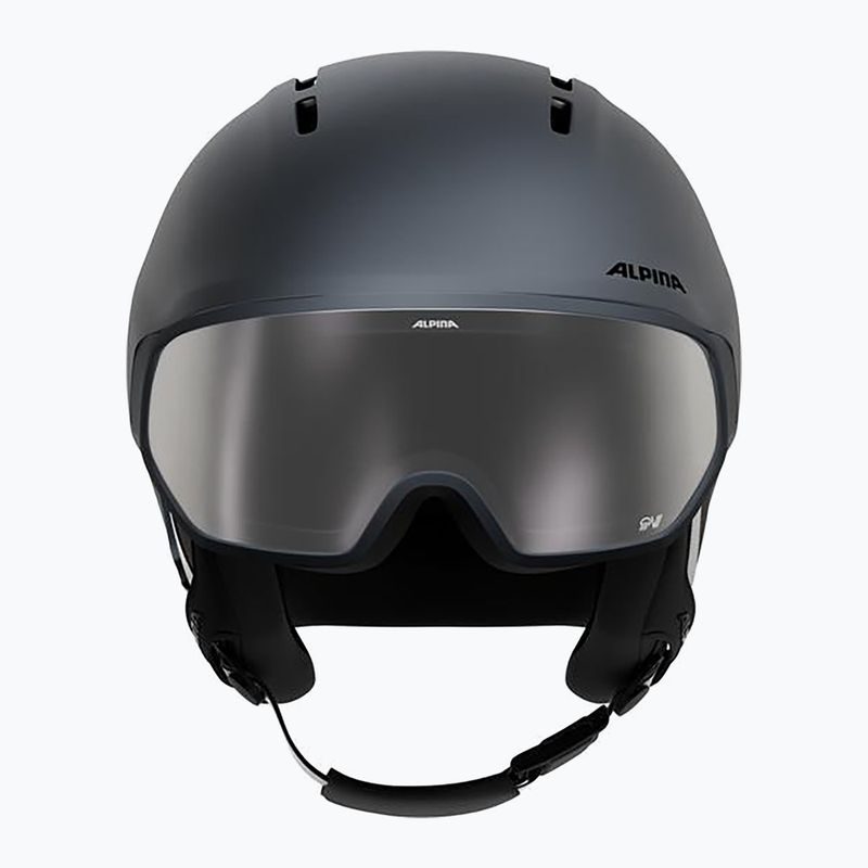 Скиорска каска Alpina Vizzard QV MIPS midnight grey matt 3