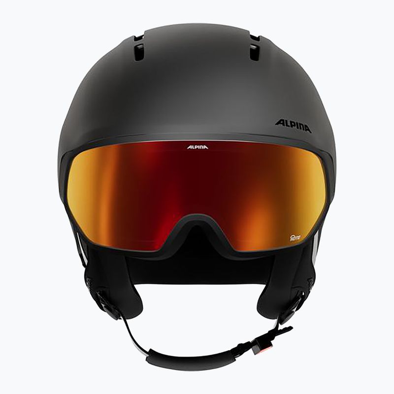 Скиорска каска Alpina Vizzard Q-Lite black matte 3