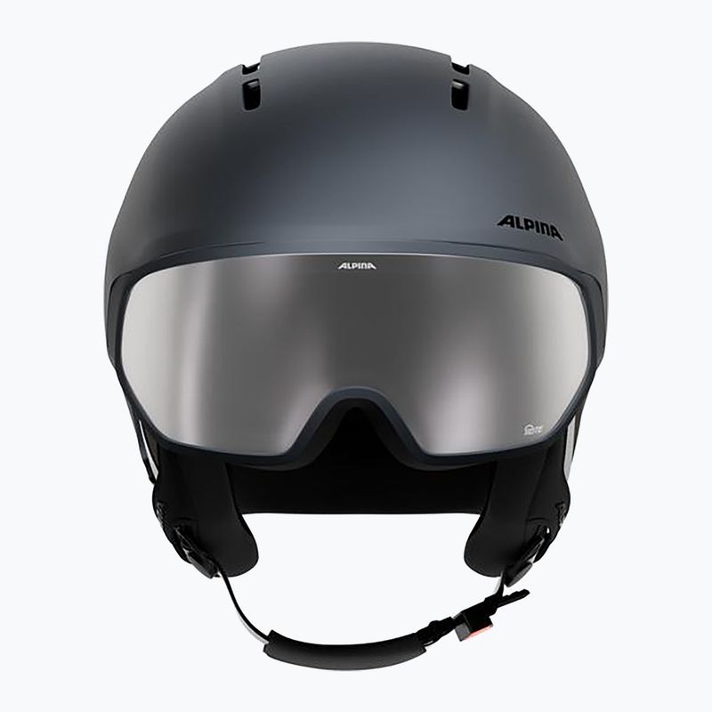 Скиорска каска Alpina Vizzard Q-Lite midnight grey matt 3
