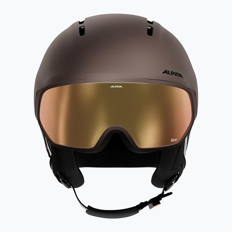 Скиорска каска Alpina Vizzard Q-Lite ox brown att 3