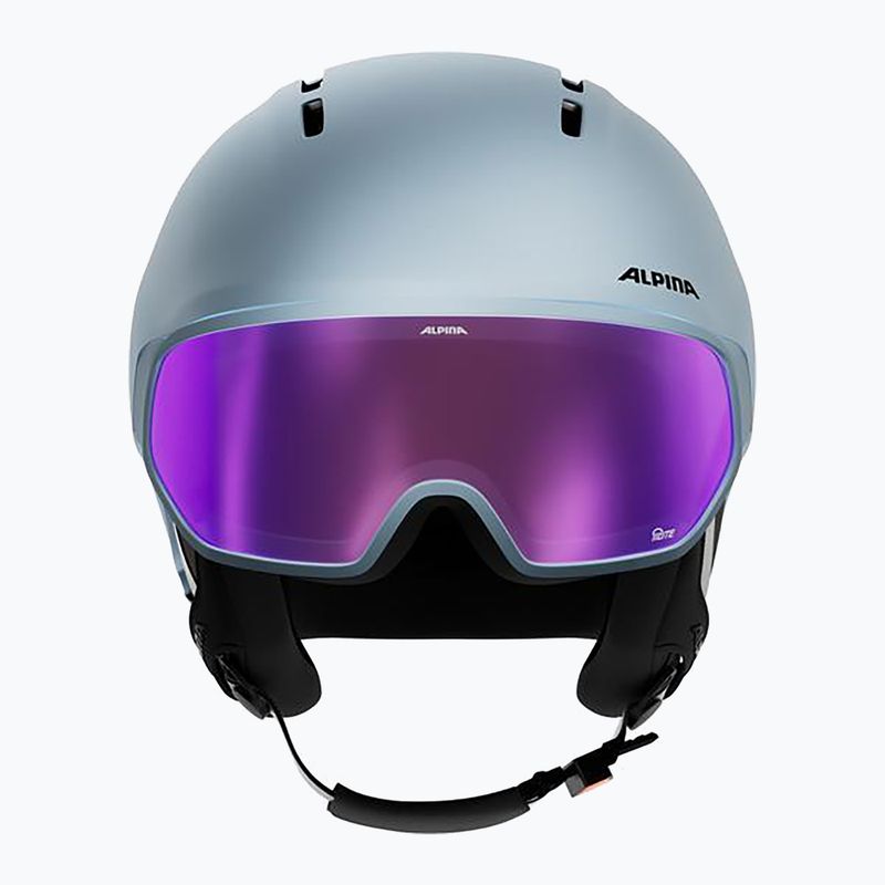 Скиорска каска Alpina Vizzard Q-Lite ice blue matt 3