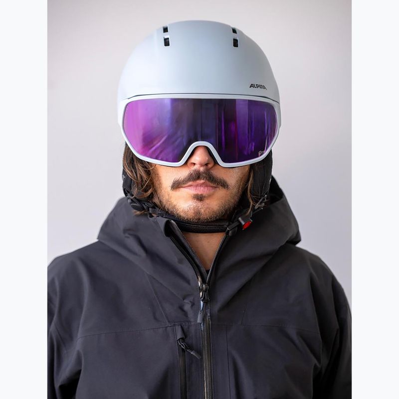 Скиорска каска Alpina Vizzard Q-Lite ice blue matt 5
