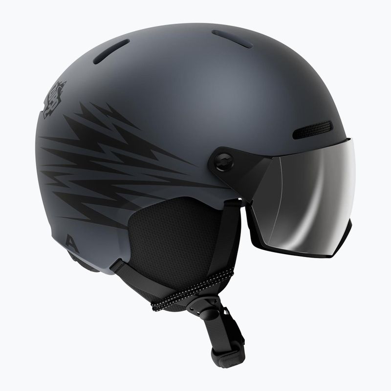 Детска скиорска каска Alpina Zupo 2 Visor Q-Lite midnight grey 2