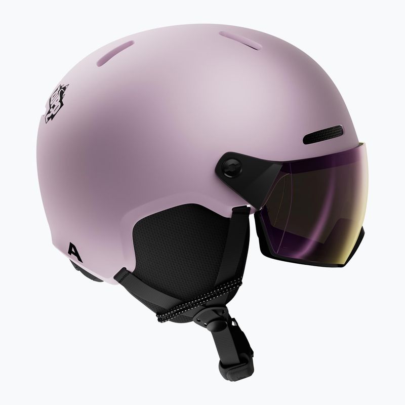 Детска скиорска каска Alpina Zupo 2 Visor Q-Lite rose matt 2