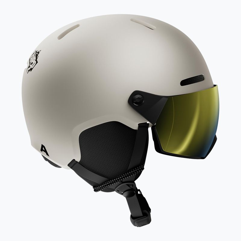 Детска скиорска каска Alpina Zupo 2 Visor Q-Lite sand matt 2