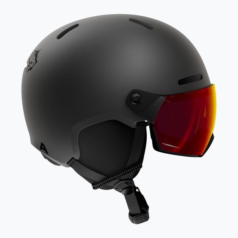 Детска скиорска каска Alpina Zupo 2 Visor Q-Lite black matte 2