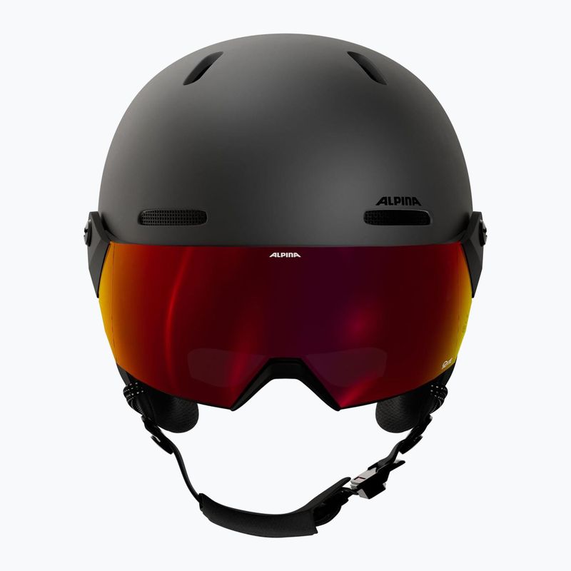 Детска скиорска каска Alpina Zupo 2 Visor Q-Lite black matte 3