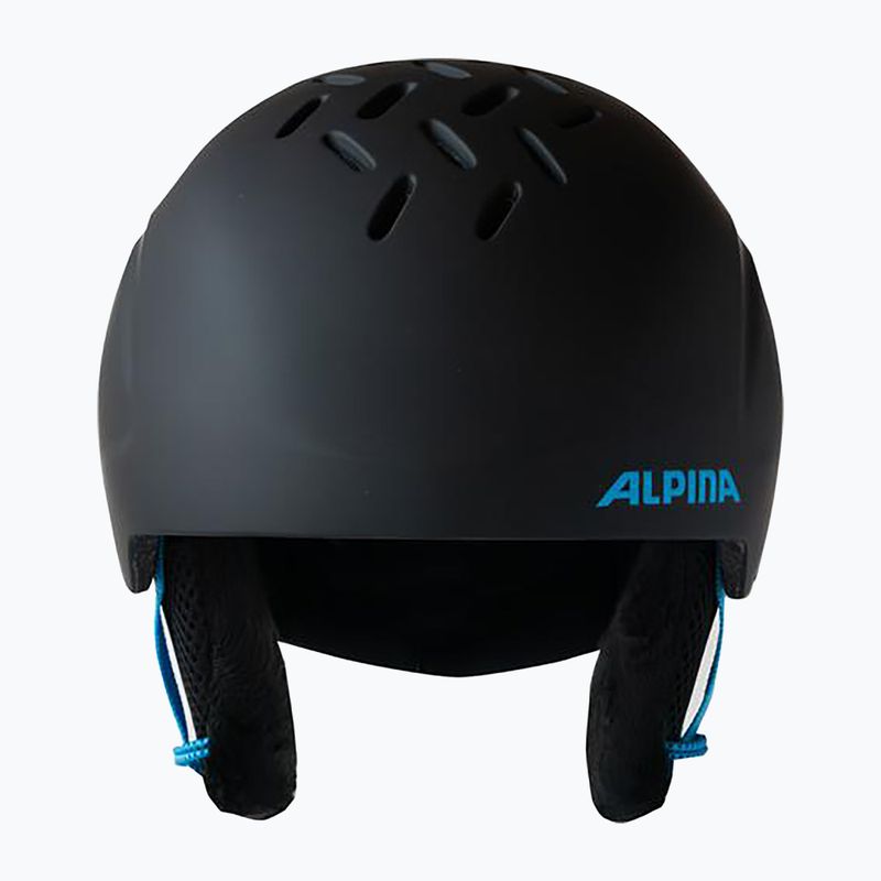Детска скиорска каска Alpina Pizi black blue matt 3