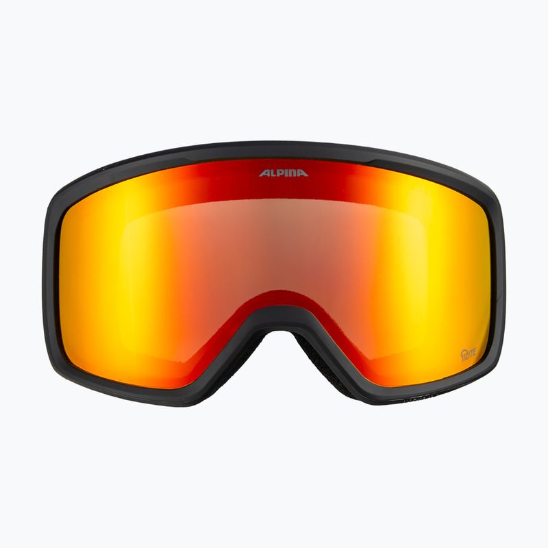Скиорскa маска Alpina Narkoja 2 Q-Lite black matt/red s2 2