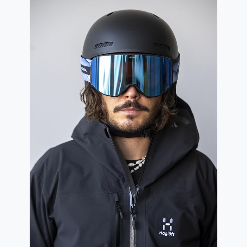 Скиорскa маска Alpina Venet M Q-Lite  black/blue matt 4