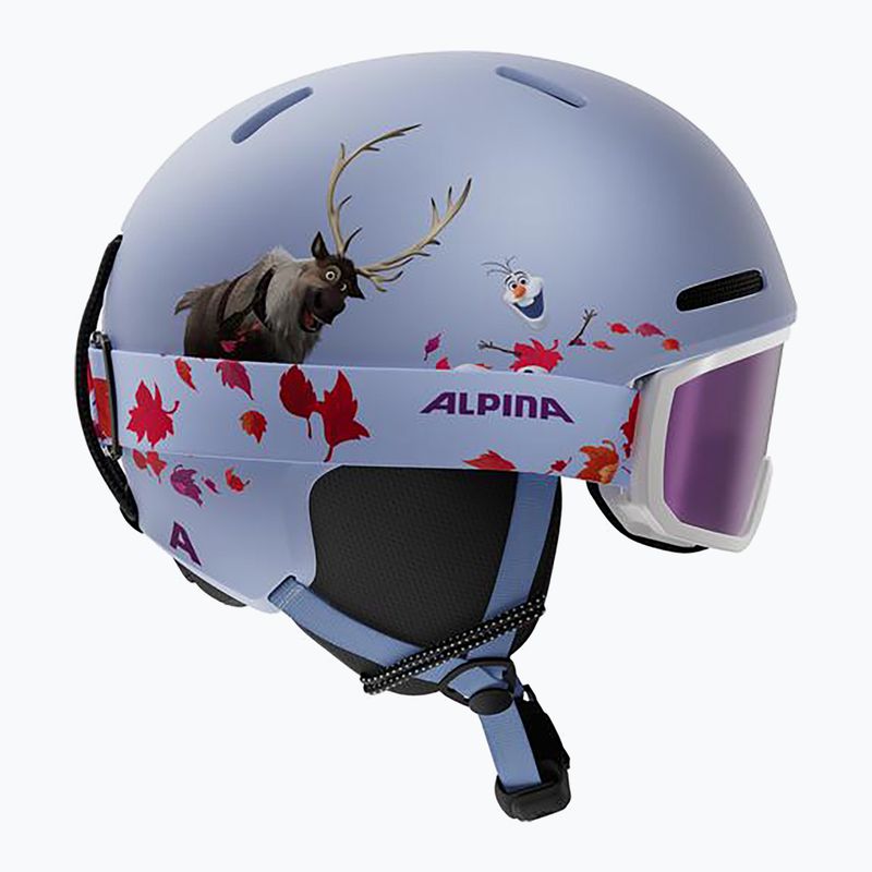 Детска скиорска каска Alpina Zupo 2 Disney Set Jr frozen 2